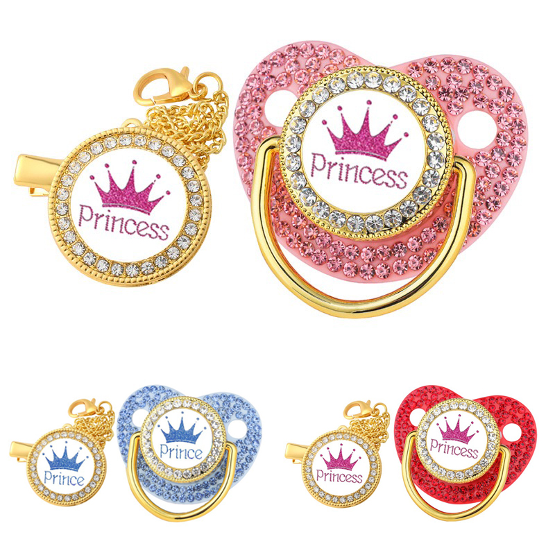 Baby Clothing Gift Set - Силиконовый Прорезыватель для соски-пустышки, с фианитом