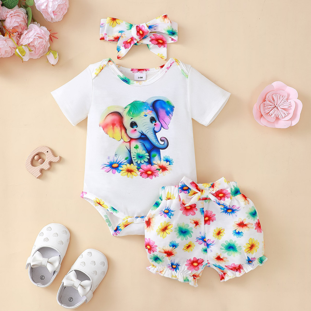 Baby Clothing Elephant - Комплект одежды из 3 предметов для