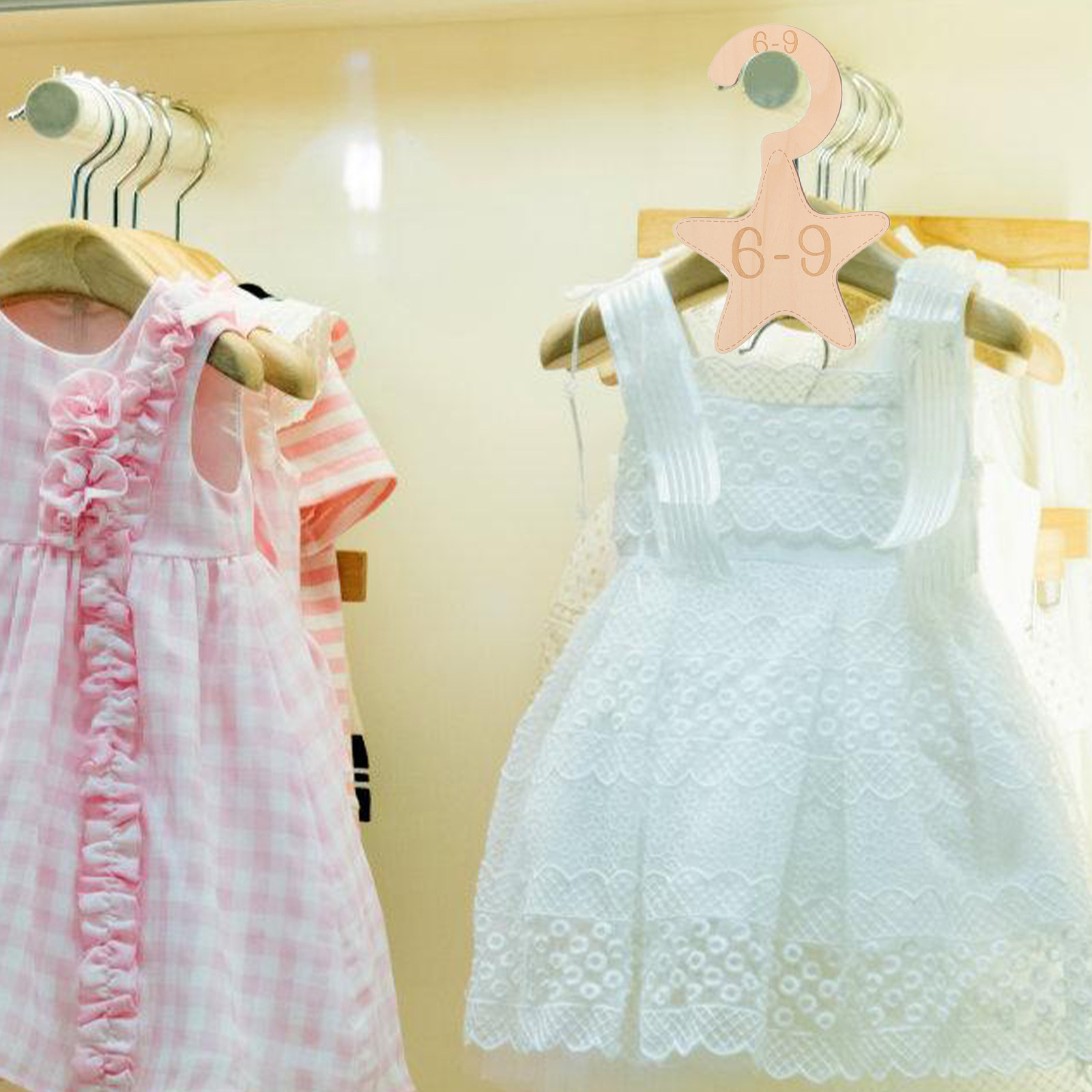 7 шт. деревянных разделителей  – обзор и цена Baby Clothing Organizer