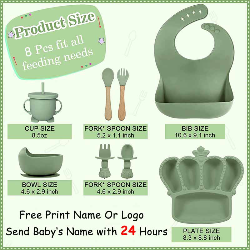 Именная тарелка для кормления  – обзор и цена Baby Clothing Gift Set