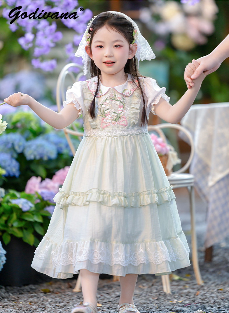 Новое летнее платье для девоче – обзор и цена Baby Clothing High End