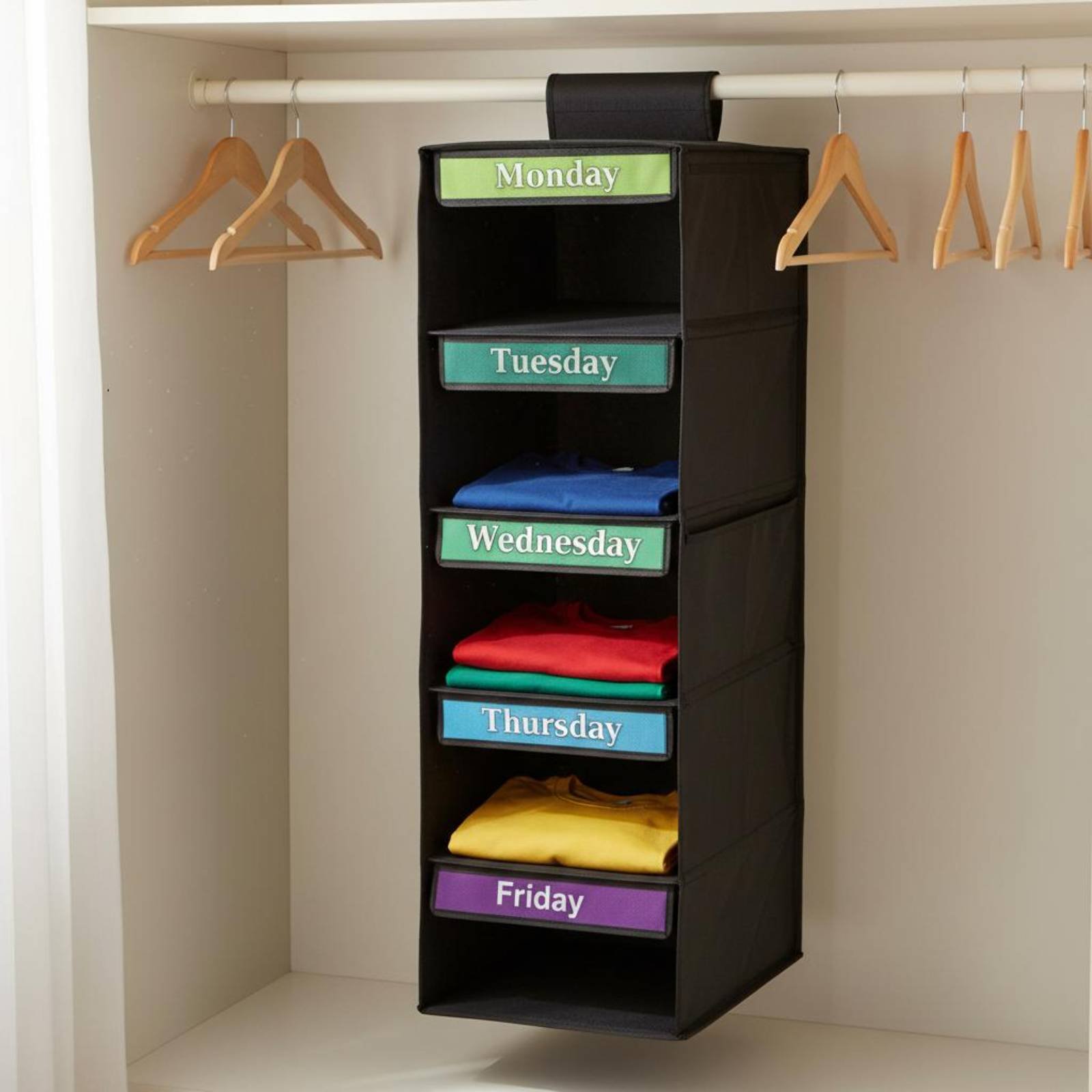 7-ярусная подвесная сумка-орга – обзор и цена Baby Clothing Organizer